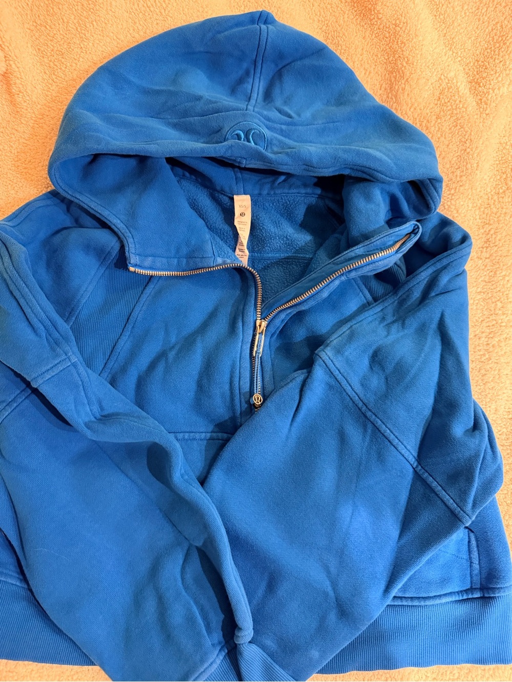 lululemon athletica Scuba Hoodie - Bright Blue - SIZE XS/S - Picture 5 of 5